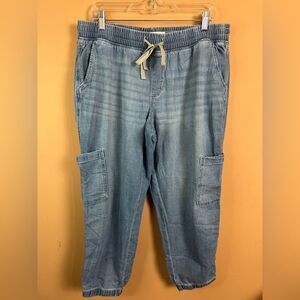 Casual Blue Cargo Pants
